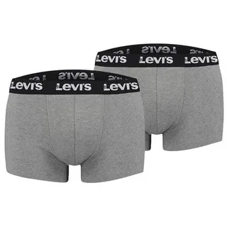 Levi's LEVIS MEN REPEAT LOGO TRUNK grau L 2er Pack