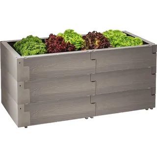Juwel Gardenstar Hochbeet Woody 130 x 60 x 60 cm Grau