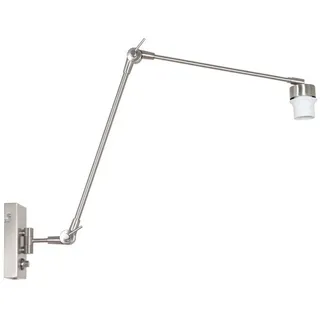 Steinhauer Wandleuchte 15 cm 45 cm silber
