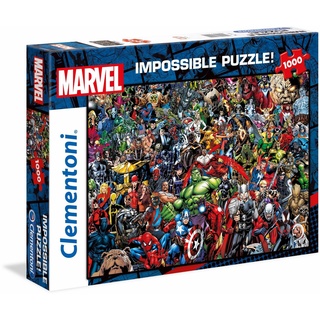 Clementoni® Puzzle Impossible Collection, Marvel, 1000 Puzzleteile, Made in Europe, FSC® - schützt Wald - weltweit bunt