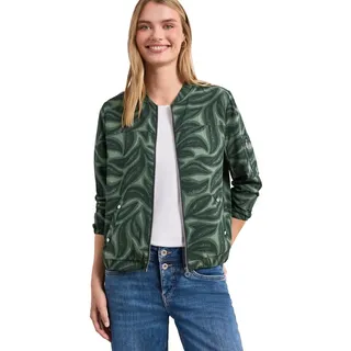 STREET ONE Damen Blouson mit Zipper und Print - 34