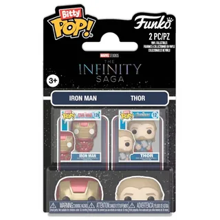 Funko Bitty POP! Marvel Figuren 2er-Pack Iron Man & Thor 2 cm