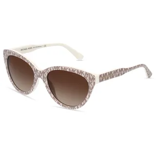 Michael Kors MK2158 MAKENA Damen-Sonnenbrille Vollrand Butterfly Acetat-Gestell, beige