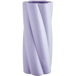 BUTLERS Deko-Vase aus Steinzeug 30cm -Twist- Moderne Dekoration für Wohnzimmer und Tischdeko | Blumenvase für Tulpen, Rosen, Pampasgras oder Trockenblumen