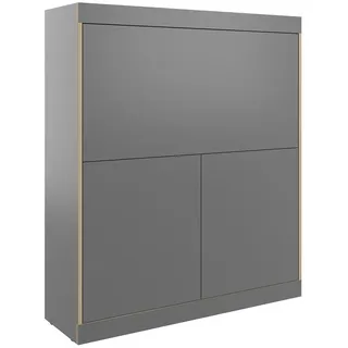 Müller Small Living - Flai Home-Office Sekretär, klein, CPL anthrazit