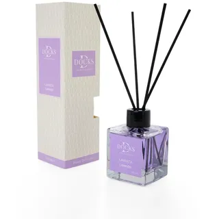 DOCKS Raumduft Diffuser mit Stäbchen – Verschiedene Düfte zur Wahl, 110ml Lavendel
