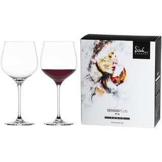 Eisch Weinglas Superior SensisPlus Glas Großer Burgunder 500/11, Kristallglas, 2er Set