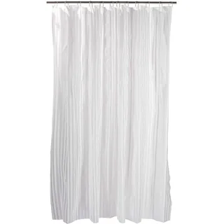 Beldray Anti-Mould Anti-Bac Duschvorhang, gestreift, 180 x 180 cm | PEVA, wasserdicht, abwischbare Oberfläche, 12 Aufhängehaken inkl., behandelt gegen Schimmel, Mehltau und Bakterien
