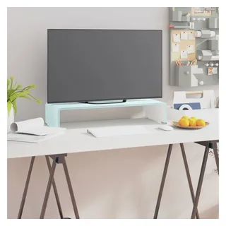 furnicato TV-Schrank TV-Aufsatz/Monitorerhöhung Glas Grün 60x25x11 cm