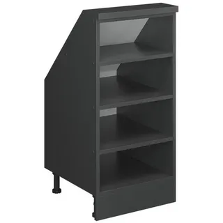 Vicco Kommode Rion 40 x 81,6 cm Anthrazit / Grau