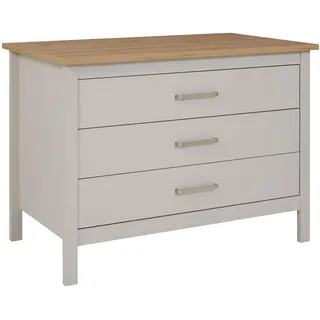 Interlink Kücheninsel Sardegna 124 x 91,5 x 75 cm Kaschmir/Eiche