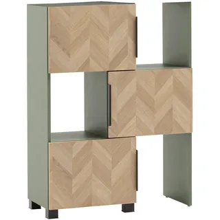 Schildmeyer MÖBELPARTNER Regalschrank Piazza, 160508 pistazie 46,9 - 78,0 x 34,7 x 203,2 cm, 1 St.