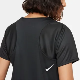Nike Dri-Fit Race Top Laufshirt Damen - Schwarz, Grau, Größe XL (auch verfügbar in S, M, L)