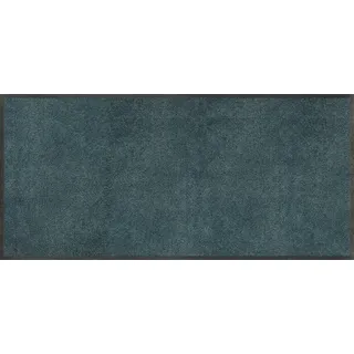 Wash+Dry Teppich "und Läufer Denim Blue", blau, B:35cm H:9mm L:75cm, Obermaterial: 100% Polyamid, WASH+DRY BY KLEEN-TEX, Teppiche, Teppich