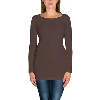 Alkato Langarmshirt Braun L