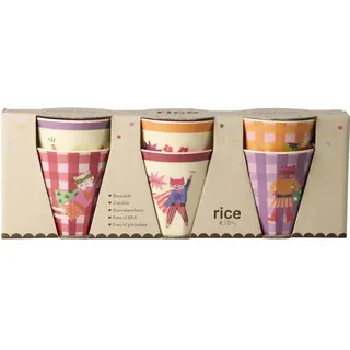 Rice Kinderbecher 0,16 l Pink 6 St.