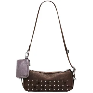 DESIGUAL New Patch Umhängetasche Polyurethan Brown