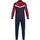Trainingsanzug marine/chili rot L