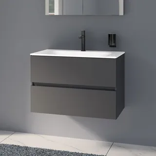 Keuco Tenos Waschtisch mit Unterschrank 80 cm, 2 Auszüge, Badmöbel,