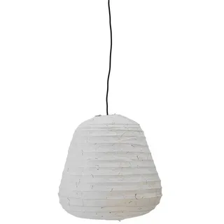 Bloomingville Pendelleuchte Leena, Natur, Papier, Pendellampe, Hängeleuchte, Hängelampe, dänisches Design beige