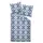 J D Mako-Satin Grafisch Blau 240 x 220 cm 2 x 80 x 80 cm