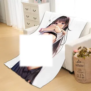 DATE A LIVE Tokisaki Kurumi Anime Flanell 3D Digital gedruckte Decke Bettwäsche Fit Office Home