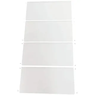 MANORGA Stahlblechrückwand »Epsilon« 100 x 200 cm grau