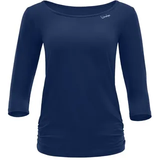 Winshape Functional Light and Soft 3/4-Arm Top AET139LS, in dark blue | Gr.: XL