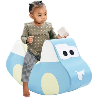 IGLU SOFT PLAY Schaukelpferd Kinder Schaukeltier Baby Schaukelspielzeug Spielzeug (Pastel)