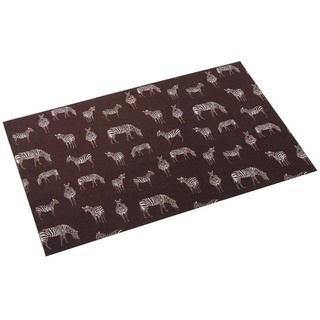 BigBuy Home Teppich aus Polyester für die Küche, Zebra