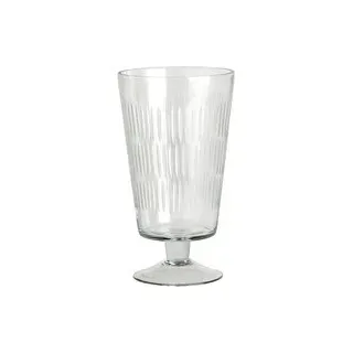 Vase Pokal mit Rillen