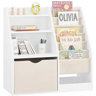 SoBuy Kinderregal KMB119 80 x 80 x 40 cm Kiefer weiß