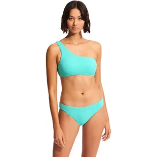 Seafolly Damen Hipster, volle Abdeckung Bikini-Unterteile, Sea Dive Aruba Blue, 36 - 36