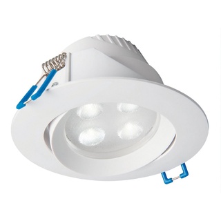 Licht-Erlebnisse Einbauleuchte MODUS, LED fest integriert, Neutralweiß, LED Einbaustrahler Außen Weiß IP44 4000K flexibel Terrasse weiß