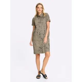 Heine Druckkleid Etuikleid Mehrfarbig 36