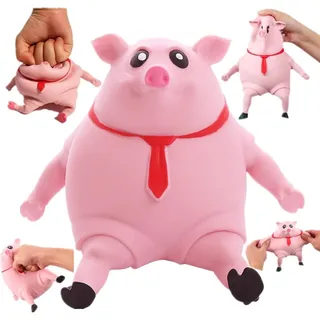 Antistress Schwein Quetschspielzeug - Ultraweiches Anti-Stress-Spielzeug, Rosa