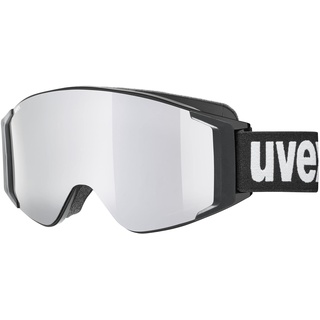uvex g.gl 3000 TOP - Skibrille für Damen und Herren - polarisiert - mit Wechselscheibe - black/silver-brown - one size