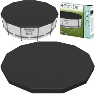 Bestway Abdeckplane für Frame Pool Ø 366 cm, 58037 - Blau