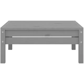 vidaXL Gartenhocker grau