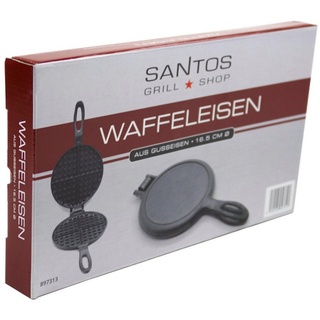 PROREGAL® Grillpfanne Waffeleisen aus Gusseisen Ø 16,5 cm