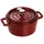 22 cm rund grenadine-rot