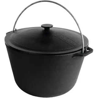 Gusseisen Tourismus Kazan mit Deckel, Dutch Oven, Kessel 8 l