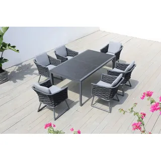 OUTFLEXX Garten-Essgruppe grau