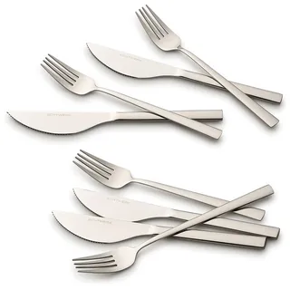 Echtwerk Besteck-Set Angelini (Silber, 8‐tlg.