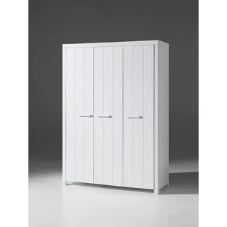 Vipack: Kleiderschrank"ERIK" 3-Türig-Jugend-/ Kinderschrank Kleiderstange- Weiß