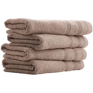 SCHIESSER Brooklyn Handtuch 50 x 100 cm grau 4 St.