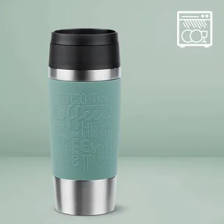 emsa Isolierbecher Travel Mug Classic 500 ml Edelstahl Rot Dunkelrot L (Large)