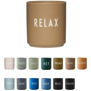 Design Letters Lieblingsbecher kamel RELAX Tasse | Ideals als Muttertagsgeschenk, Vatertagsgeschenk | Geschenke für Frauen, Geschenke für Männer | Kaffeebecher Porzellan | Tasse mit Spruch 250ml