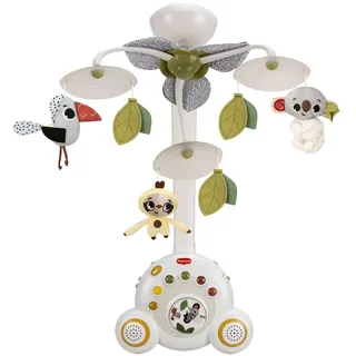 Tiny Love Soothe 'n Groove Mobile, 2-in-1 Musikmobile, Boho Chic | Tragbare Spieluhr, 0+ Monate, Visuelle Stimulation, 18 Melodien, 40 Minuten Musik