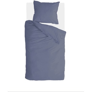 Walra Bettbezug Vintage Cotton, 100% Baumwolle, 140x220, 2 teilig, Blau